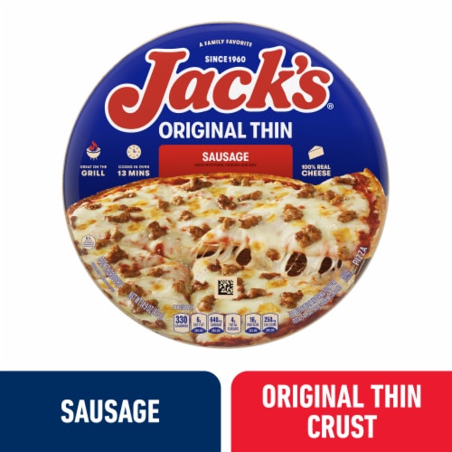 Jack's® Original Thin Crust Sausage Frozen Pizza Perspective: front