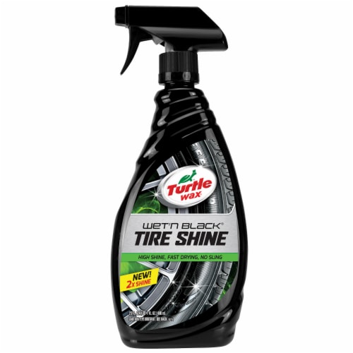 Turtle Wax Wet 'N Black Tire Shine Perspective: front