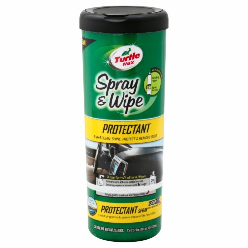 Turtle Wax Protectant Spray & Wipes Perspective: front