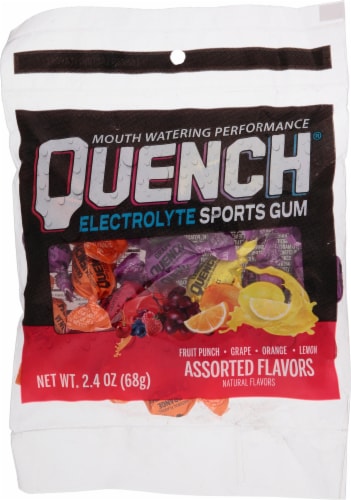 Mueller® Quench® Assorted Flavors Electrolyte Sports Gum Perspective: front