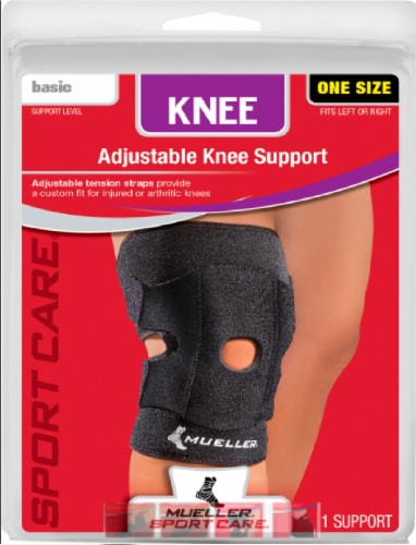 Mueller Adjustable Knee Support - Black Perspective: front