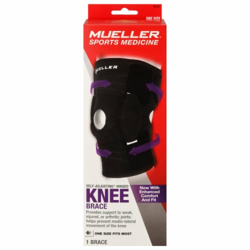 Mueller® Maximum Support Adjustable Hinged Knee Brace Perspective: front