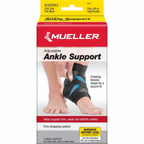 Mueller Adjustable Ankle Support One Size #6511- 1 ea Perspective: front