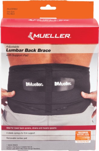 Mueller® Maximum Support Adjustable Lumbar Back Brace, 1 ct