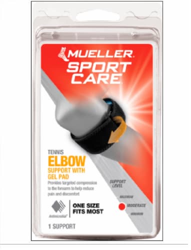 Mueller® Tennis Elbow Support with Gel Pad Perspective: front