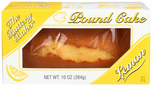 The Buttery Baker® Lemon Pound Cake Perspective: front
