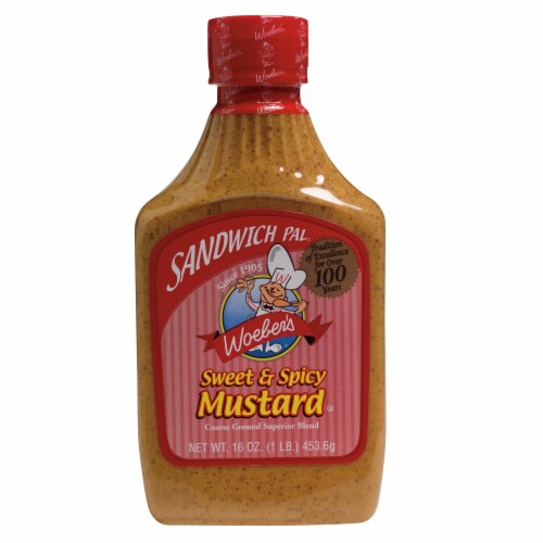 Woeber's Sandwich Pal Sweet & Spicy Mustard Perspective: front
