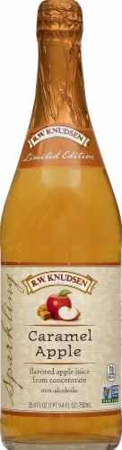 R.W. Knudsen Limited Edition Sparkling Caramel Apple Juice Perspective: front