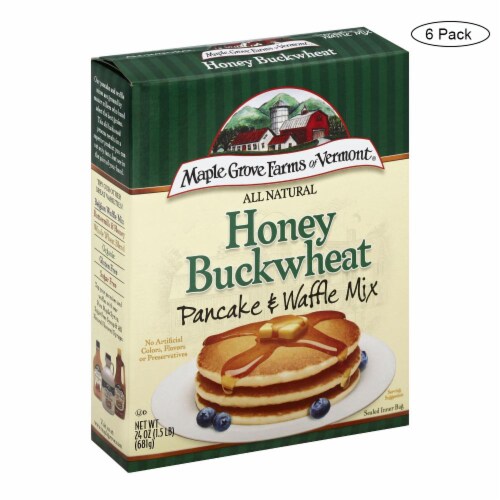 Maple Grove Farms Pancake and Waffle Mix Honey Buckwheat Case of