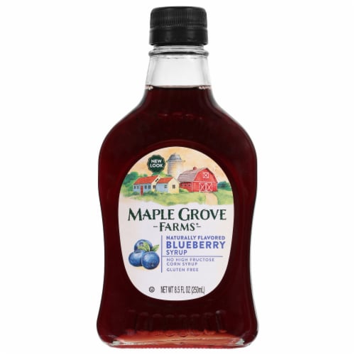 Maple Grove Farms® Blueberry Syrup Perspective: front