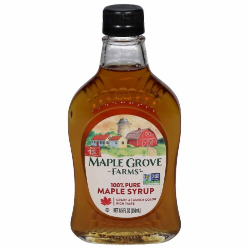 Maple Grove Farms® 100% Pure Maple Syrup Perspective: front