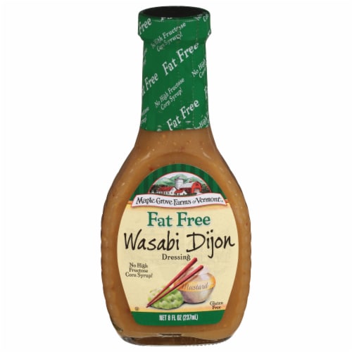 Maple Grove Farms Fat Free Wasabi Dijon Salad Dressing Perspective: front