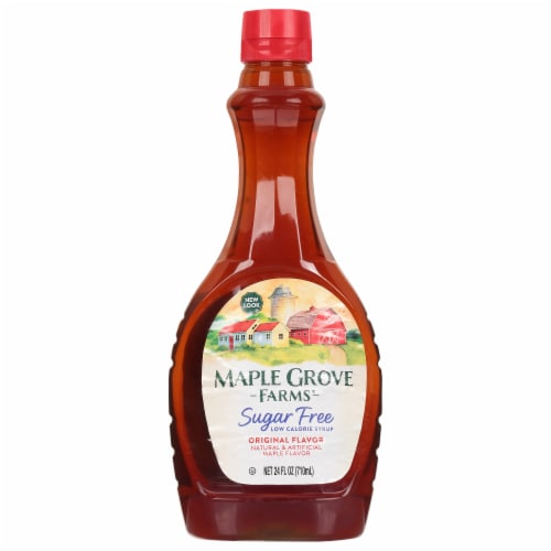Maple Grove Farms Sugar Free Maple Flavor Syrup, Kosher Perspective: front