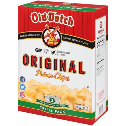 Old Dutch® Original Potato Chips Perspective: front