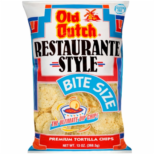 Old Dutch Bite Size Tortilla Chips Perspective: front