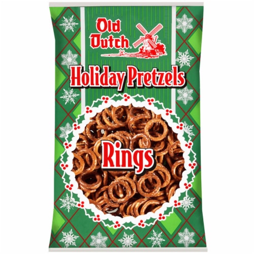Old Dutch Holiday Pretzel Rings Perspective: front