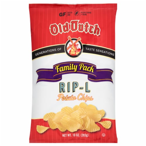 Old Dutch® RIP-L Potato Chips Perspective: front