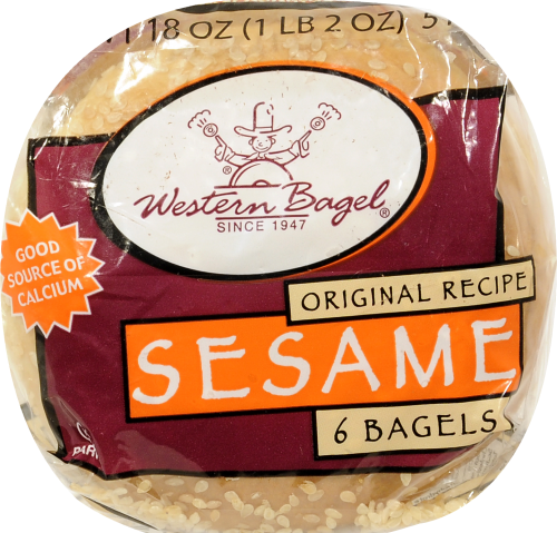 Western Bagel Sesame Bagels, 18 oz - Kroger