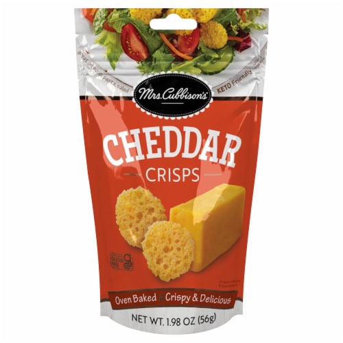 Mrs. Cubbison's® Cheddar Crisps Perspective: front