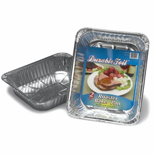 Roasting Pan, 17, Aluminum Foil, Rectangular, (50/Case) Durable Packaging  41110