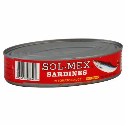 Sol-Mex Sardines In Tomato Sauce Perspective: front