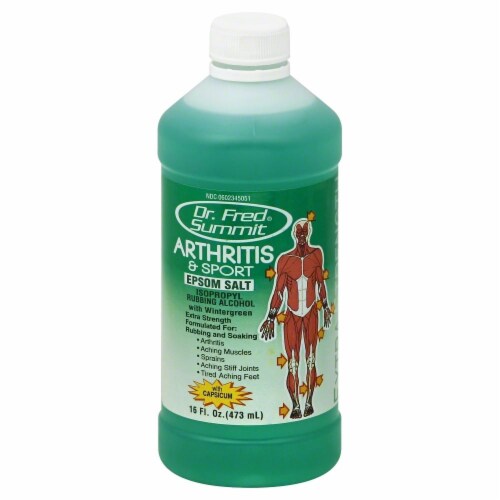 Dr. Fred Summit Arthritis & Sport Epsom Salt Isopropyl Rubbing Alcohol