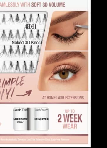 Ardell Kit Naked Eyelash Extention Perspective: front