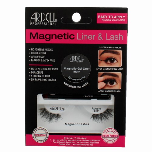 Ardell® Black 002 Accent Magnetic Liner & Lashes, 1 ct -