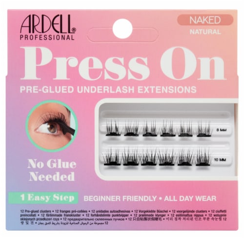 Ardell® Press On Pre-Glued Underlash Extentions Perspective: front
