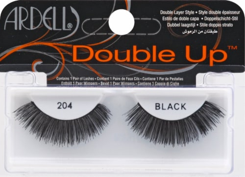 Ardell Double-Up 204 Black False Eyelashes Perspective: front