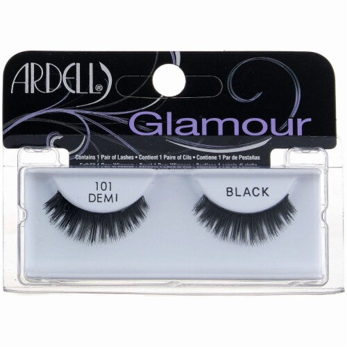 Ardell® Glamour Lashes # 101 Black Eyelashes Perspective: front