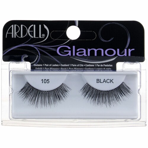 Ardell 105 Black Fashion Lashes Perspective: front