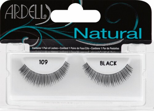 Ardell® Fashion 109 Black Lashes Perspective: front