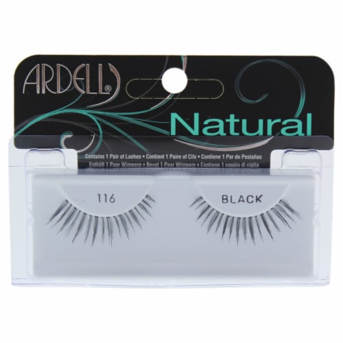 Ardell Natural 116 Black Fashion Lashes Perspective: front