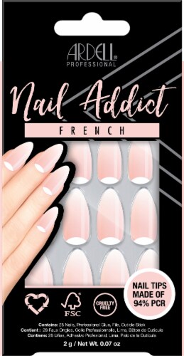 Ardell® Professional Nail Addict French Manicure Perspective: front