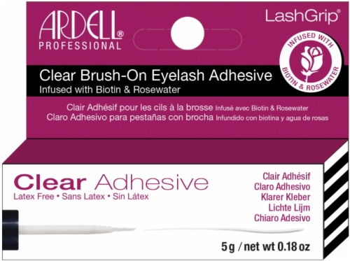 Ardell LashGrip Clear Brush-On Eyelash Adhesive with Biotin Perspective: front