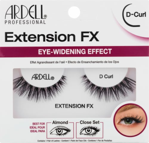 Ardell Extension FX Eye-Widening Effect D-Curl Lashes Perspective: front