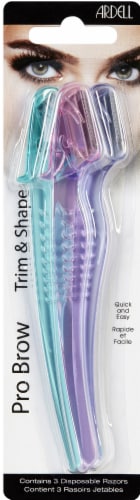 Ardell Brow Trim & Shape Razors Perspective: front