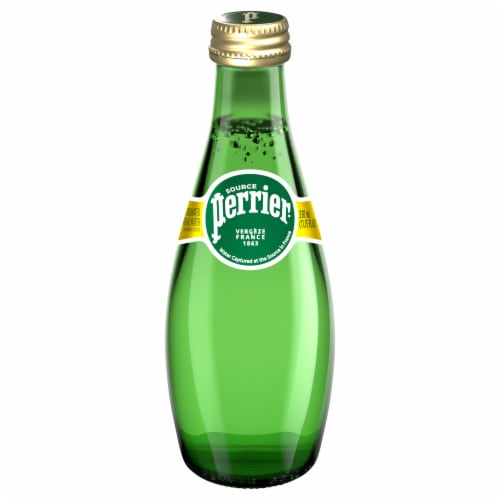 Perrier Carbonated Mineral Water Glass Bottles 11.15 Fl Oz. 4Ct