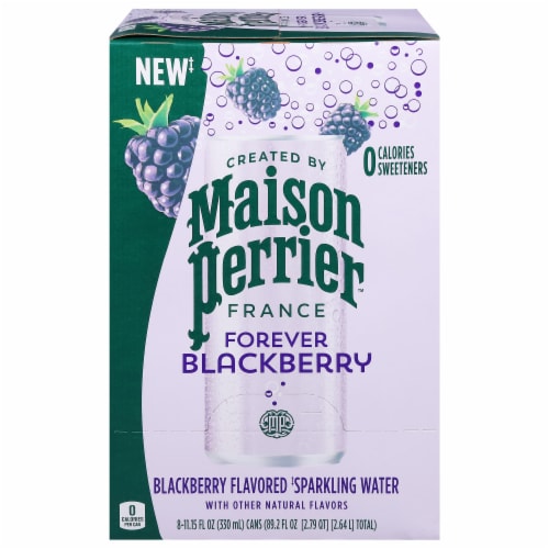 Maison Perrier™ Blackberry Flavored Sparkling Water Cans