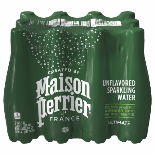 Maison Perrier® Sparkling Water Bottles Perspective: front
