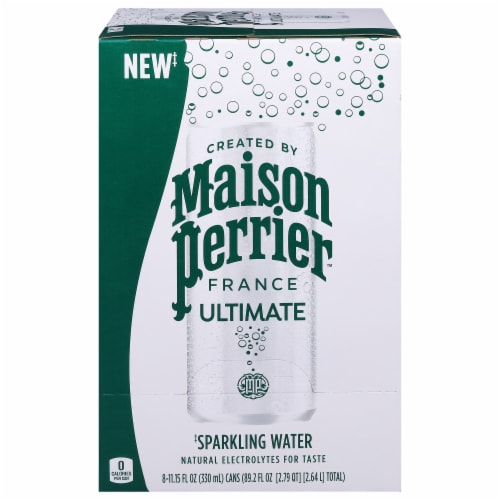 Maison Perrier® Sparkling Water Cans Perspective: front