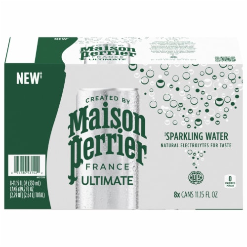 Maison Perrier® Sparkling Water Cans Perspective: front
