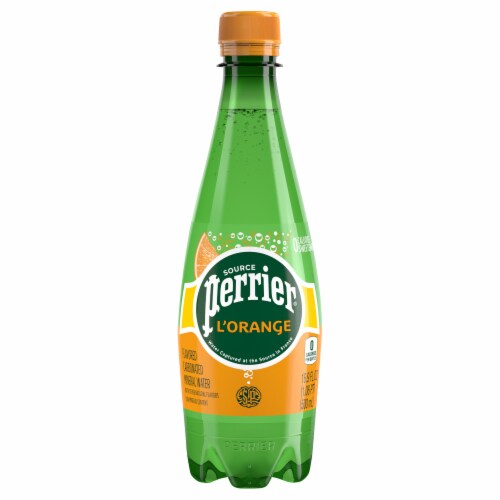 Perrier® L'Orange Flavored Carbonated Mineral Water, 16.9 fl