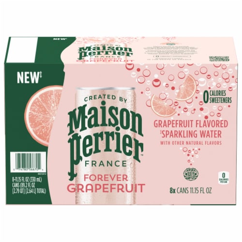 Maison Perrier™ Forever Grapefruit Sparkling Water Perspective: front