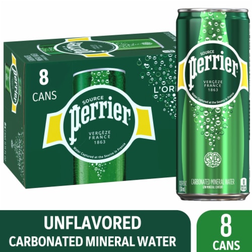 Perrier Sparkling Water Perspective: front