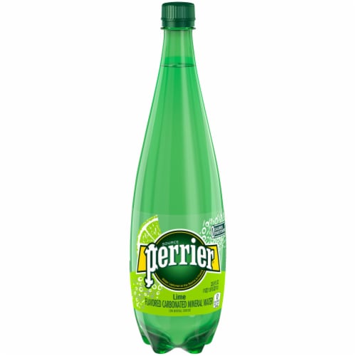 Perrier Lime Flavored Sparkling Water, 1 L - Harris Teeter