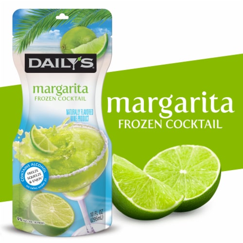 Daily's Margarita Frozen Ready to Drink Cocktail Single Pouch, 10