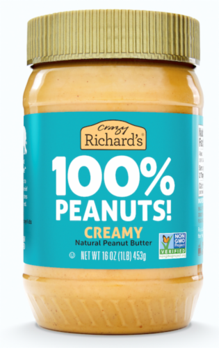 Crazy Richard's® Creamy Natural Peanut Butter Perspective: front