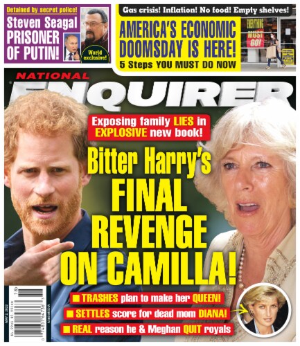 National Enquirer Magazine Perspective: front